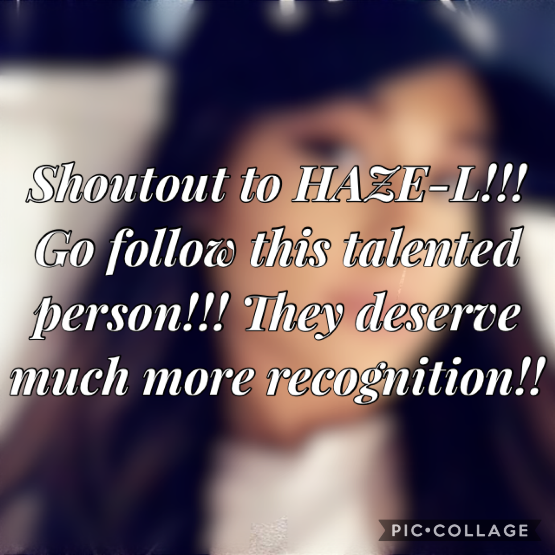 Go follow HAZE-L!🖤🖤