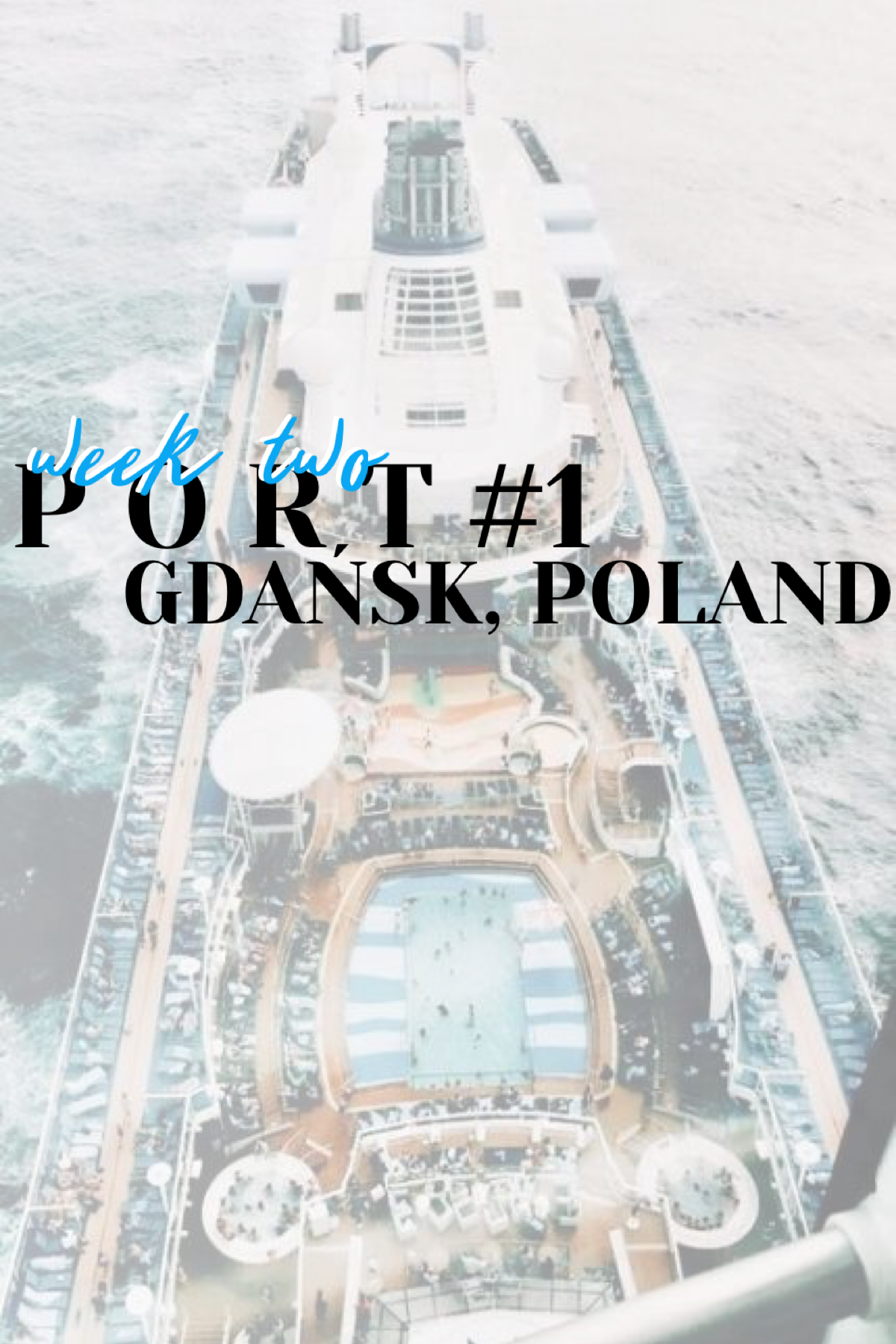 first port in gdańsk, poland! make sure you take pictures for sea buzz📸 