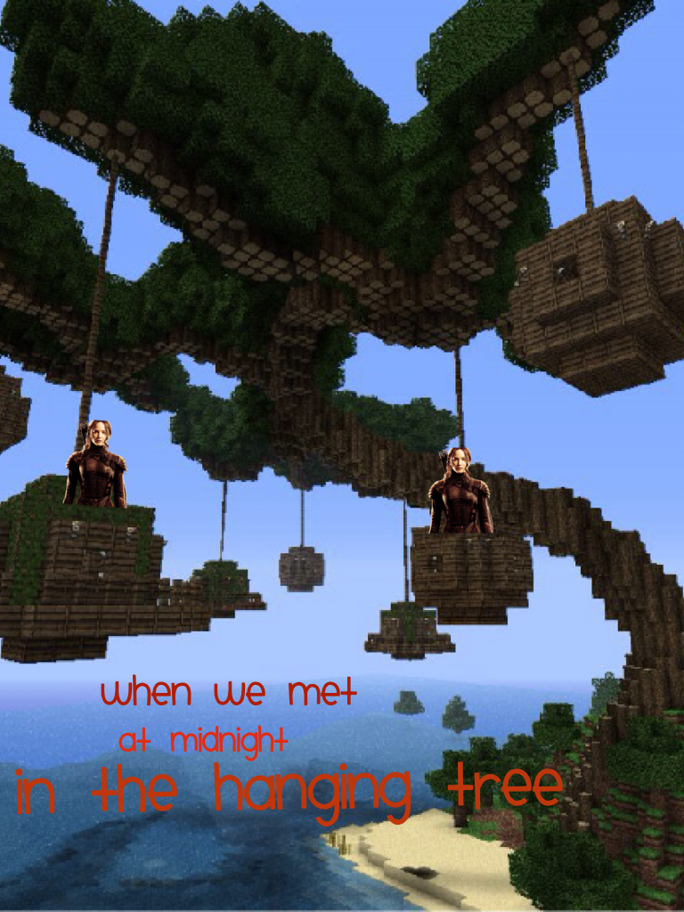 Minecraft hanging tree