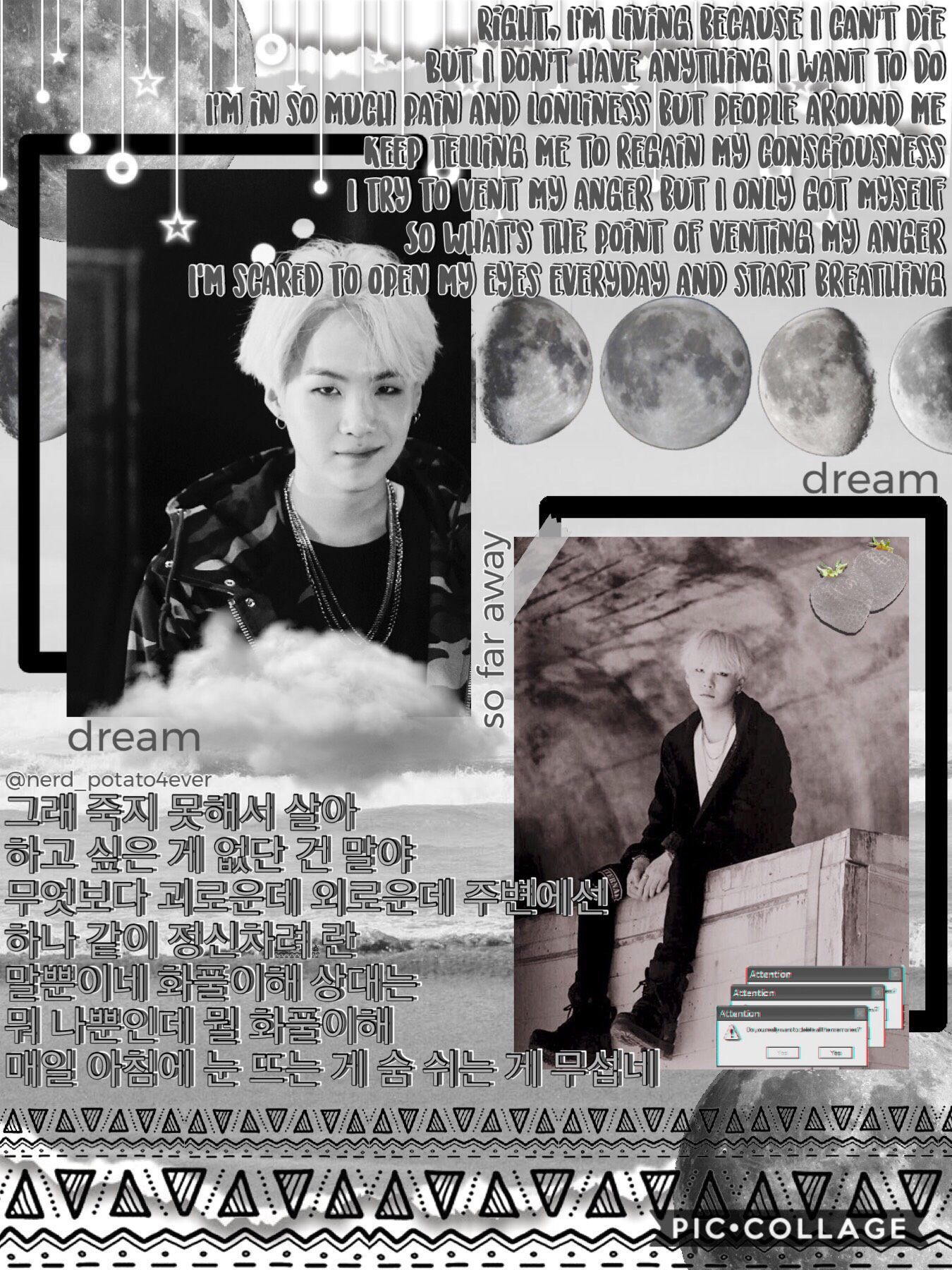 I just had to make an edit bc I love So far Away so much❤️ BUT THIS IS TRASH NOT AN EDIT 






I LUB YOU AGUST DDDDDD
lowkey proud but this is trasH
comment if you saw this lol