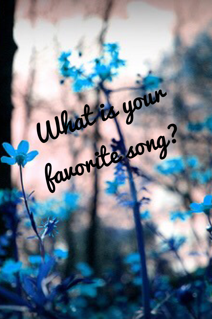 What is your favorite song?
 
My favorite song is "Counting stars" from one Republic 
🎵🎶😍