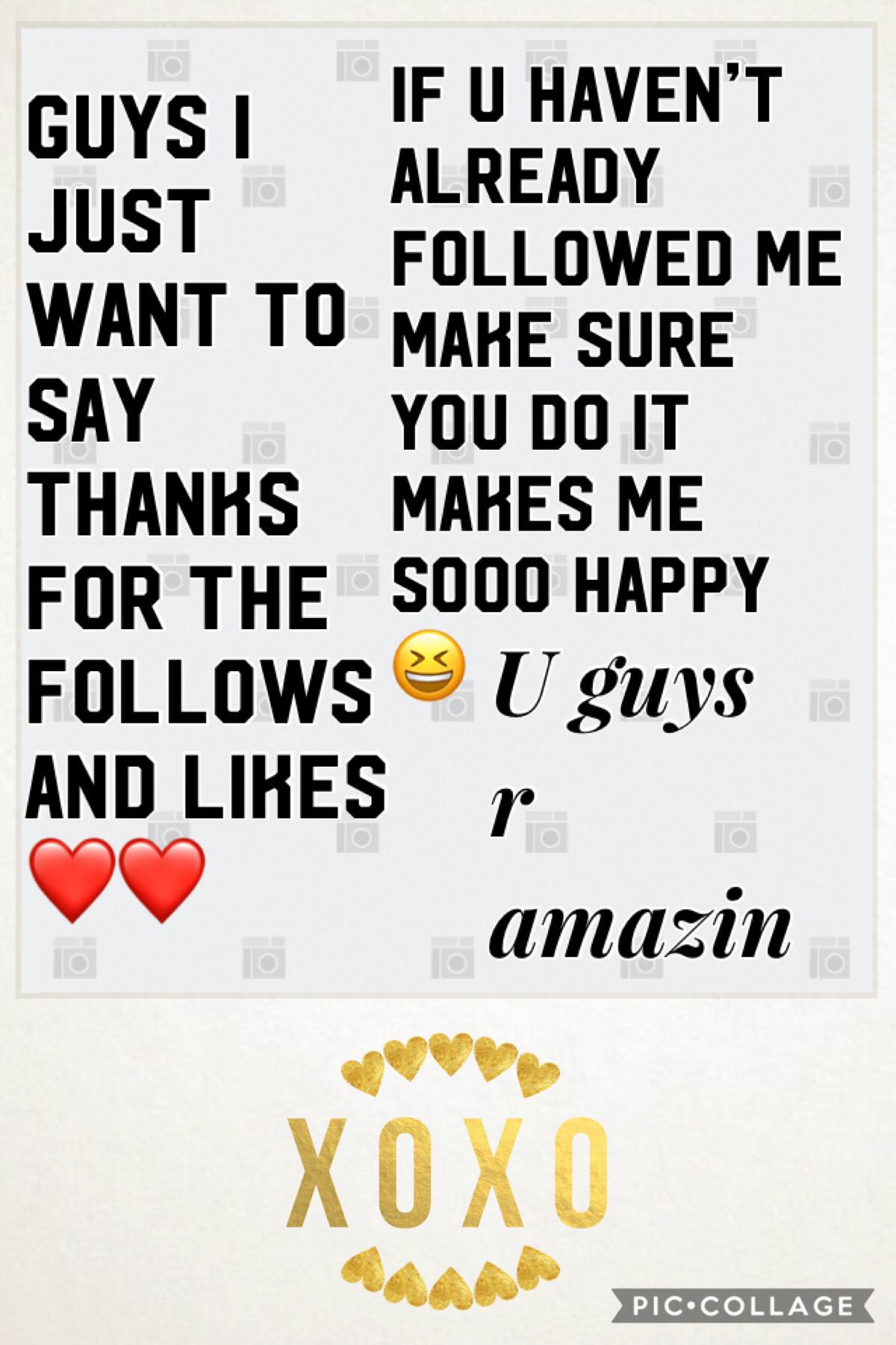 Thank u Guys soo much I’m new here and I’ve already got a lot of follows and likes