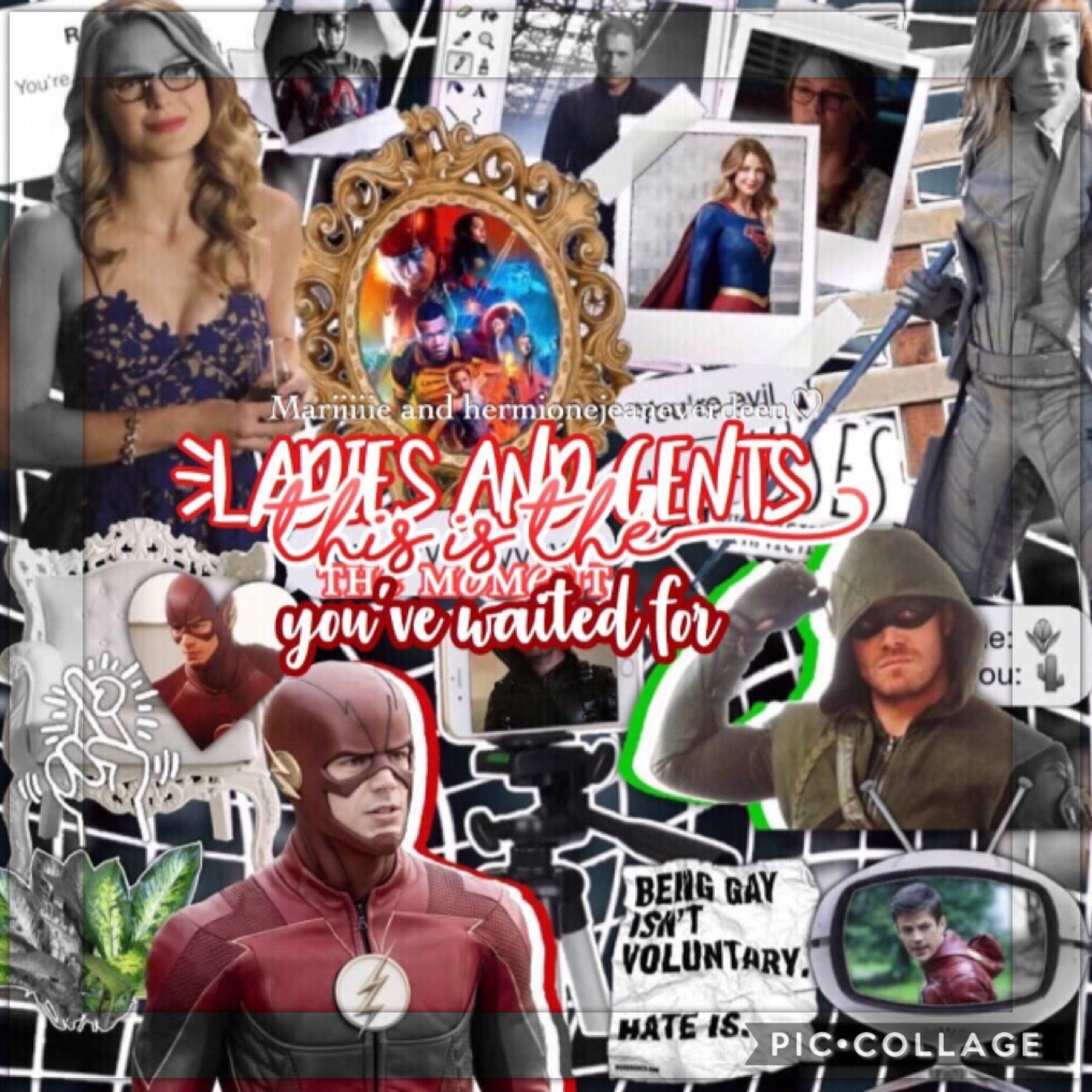 ❤️- T A P -❤️

Collab with hermionejeaneverdeen!💛 Go follow her if you are not already!😊
I did the bottom part with Barry and Oliver!

QOTD - Fav tv show from the arrowverse?

AOTD - Love them but I really love The Flash!❤️

