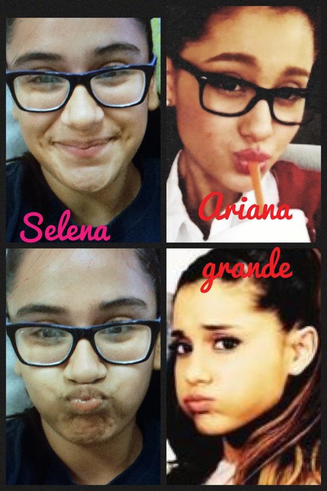 My friend Selena sorta looks like Ariana grande..do u agree?;)