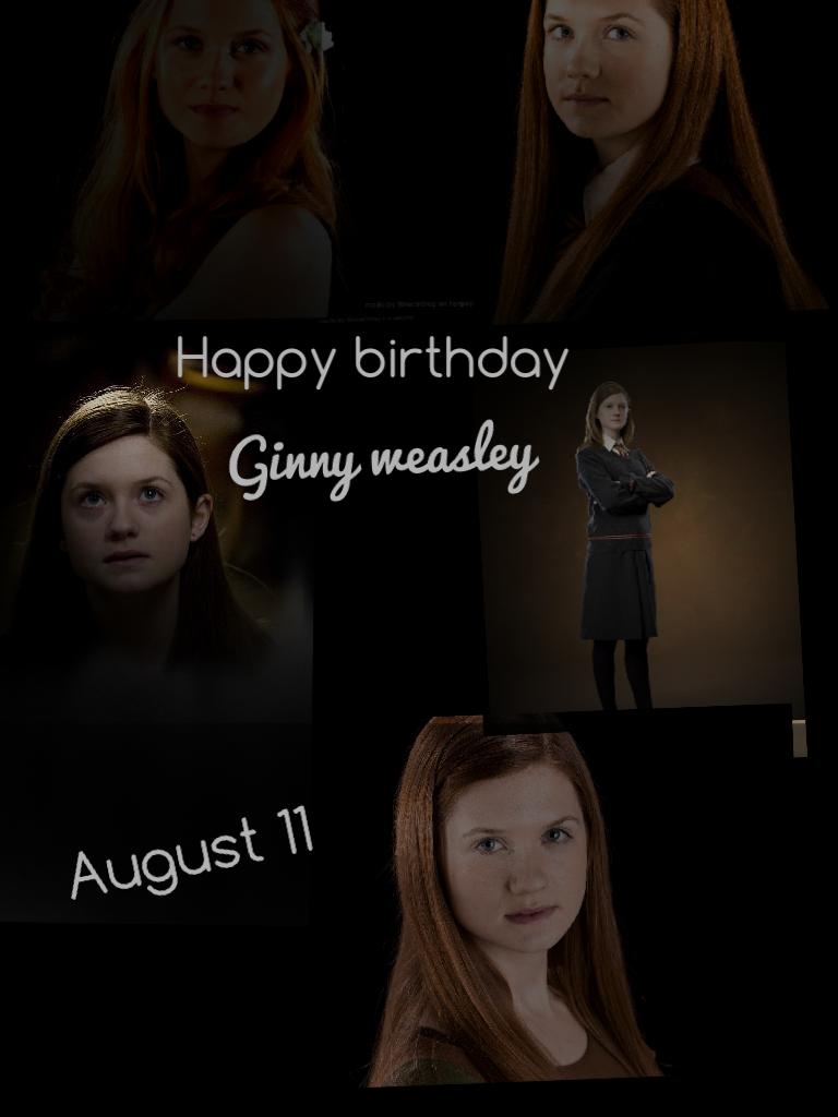 //-CLICKY-\\


Ginny is my all time favorite Harry Potter charceter
Comment happy birthday Ginny 
