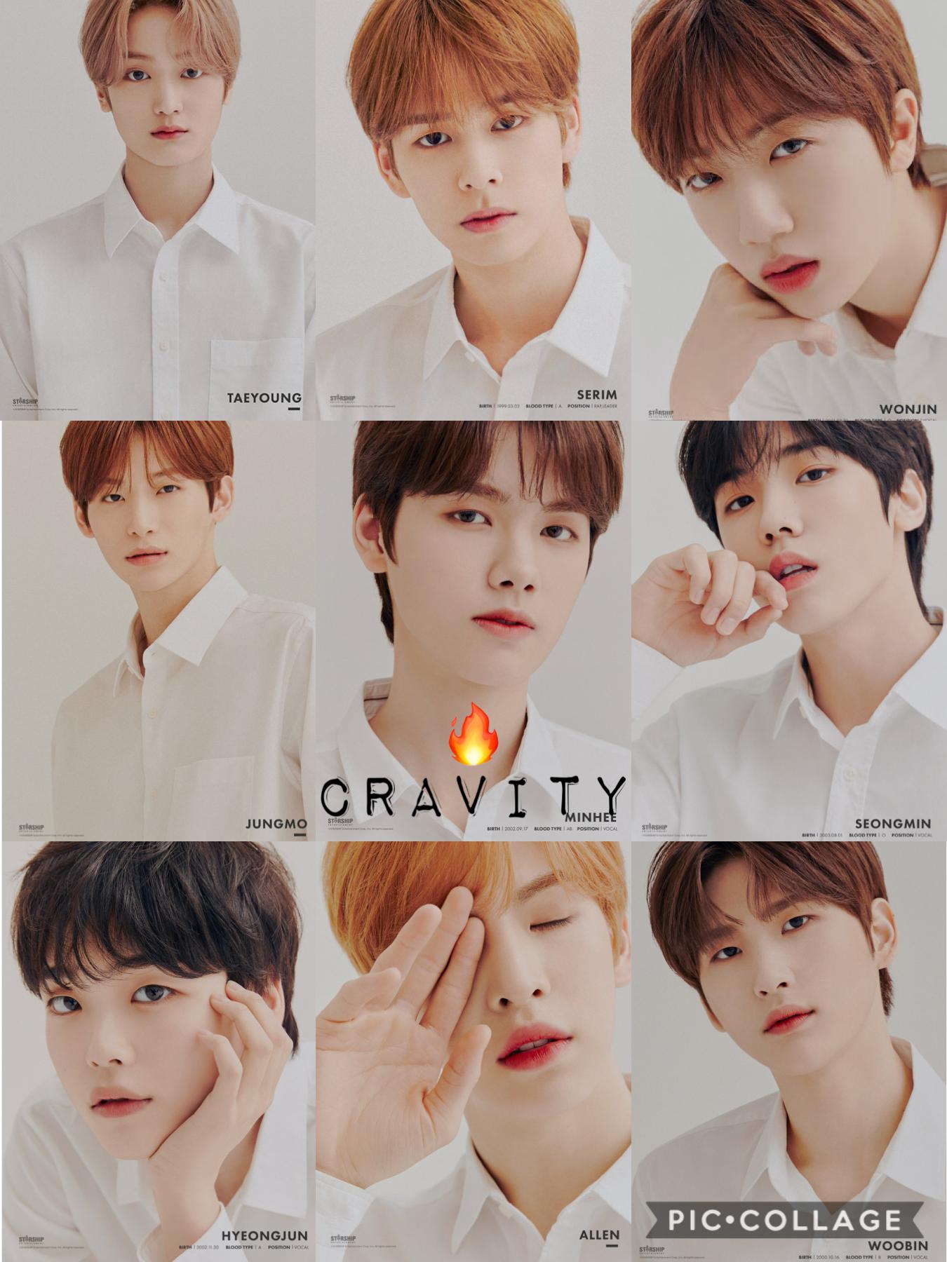 A new group that debuted 4 days ago 💓 imma start stanning 😚 check out their first album “CRAVITY HIDEOUT: REMEMBER WHO WE ARE” 😊