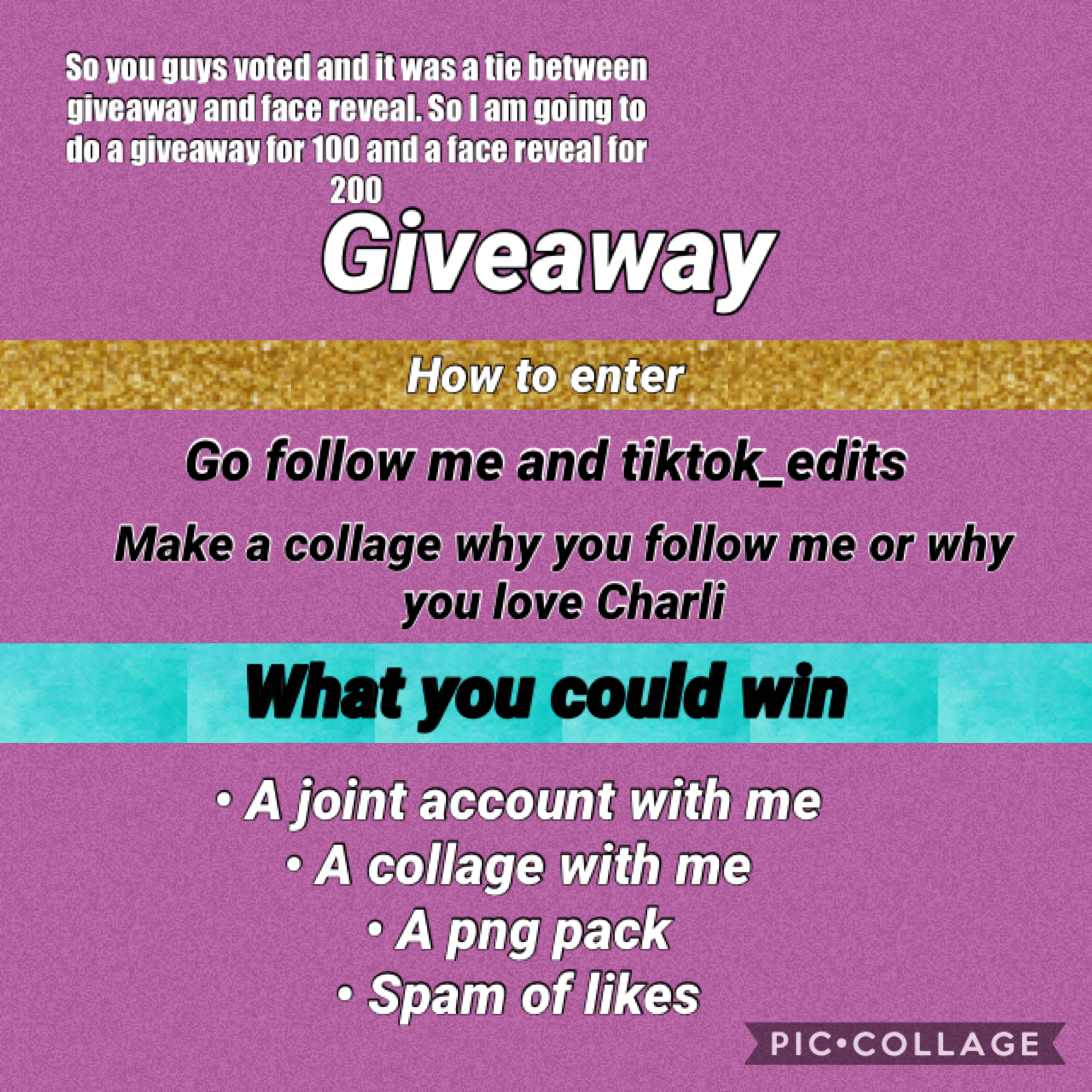 Tap
Thank you for 100 followers 
Please enter the giveaway