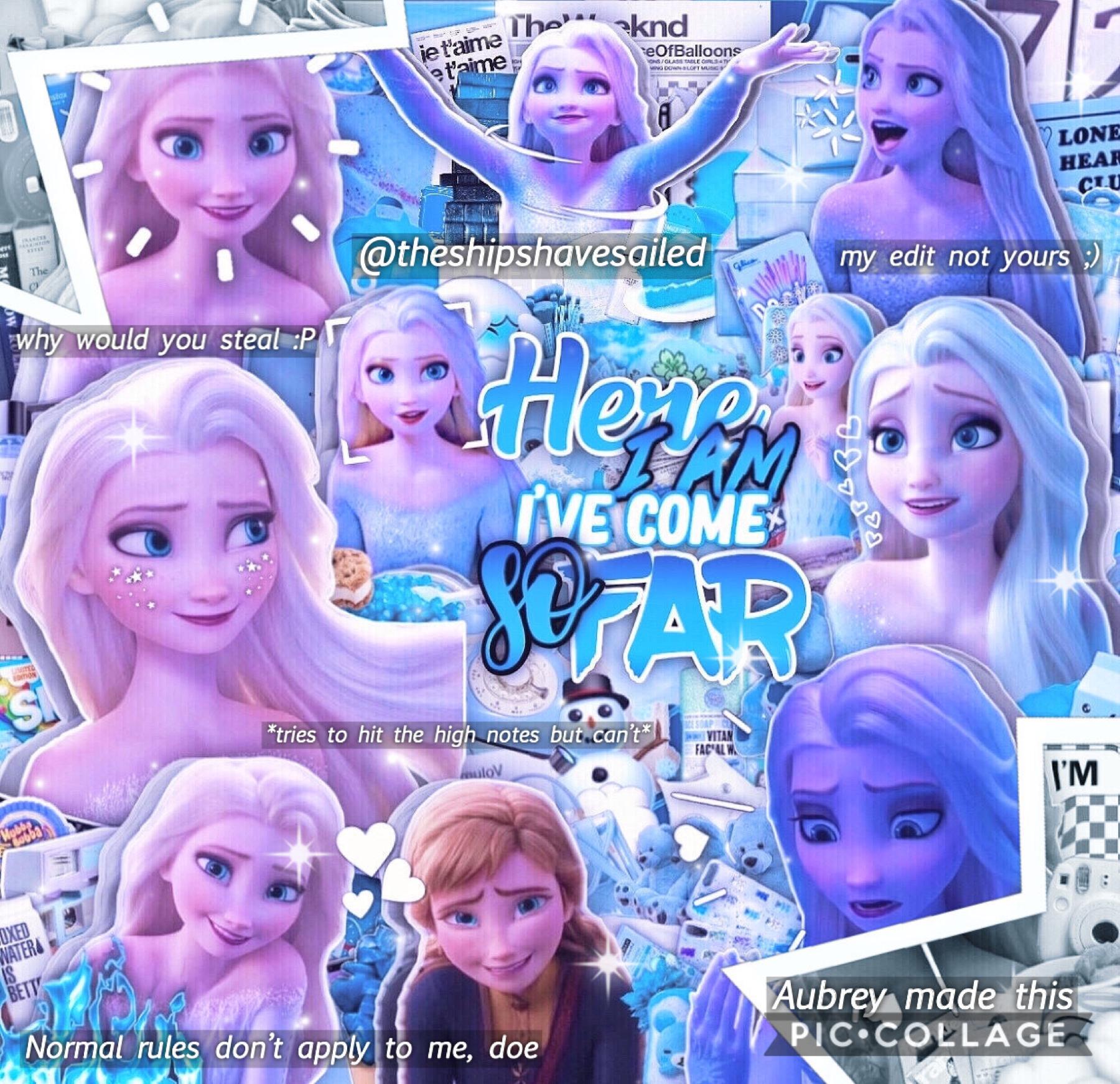 💙Elsa from Frozen 2 edit!💙
🤍Made on PicsArt! Hope y’all like!🤍