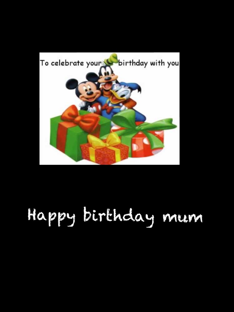 Happy birthday mum 