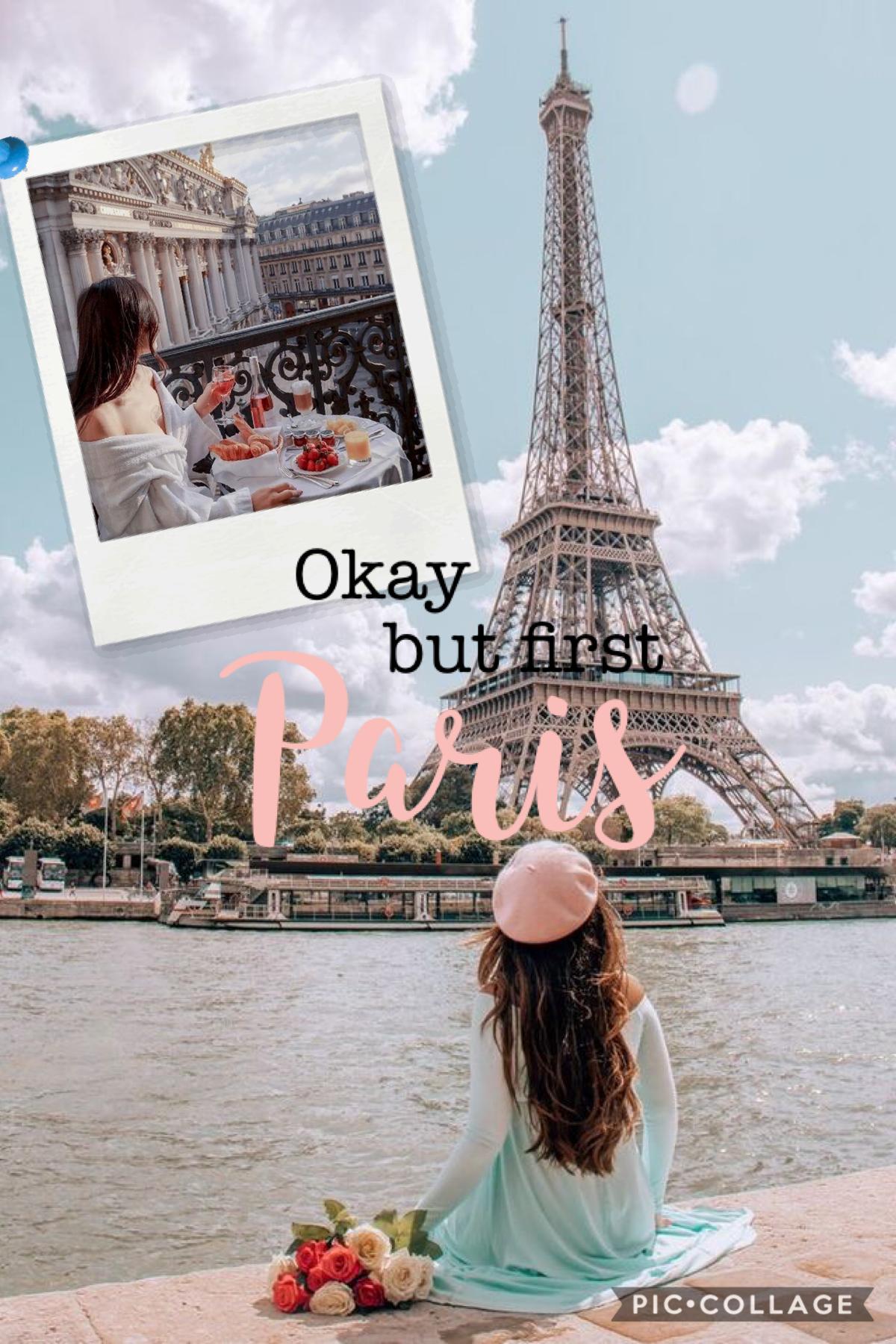           💗🛍🌸
Okay but first Paris xx