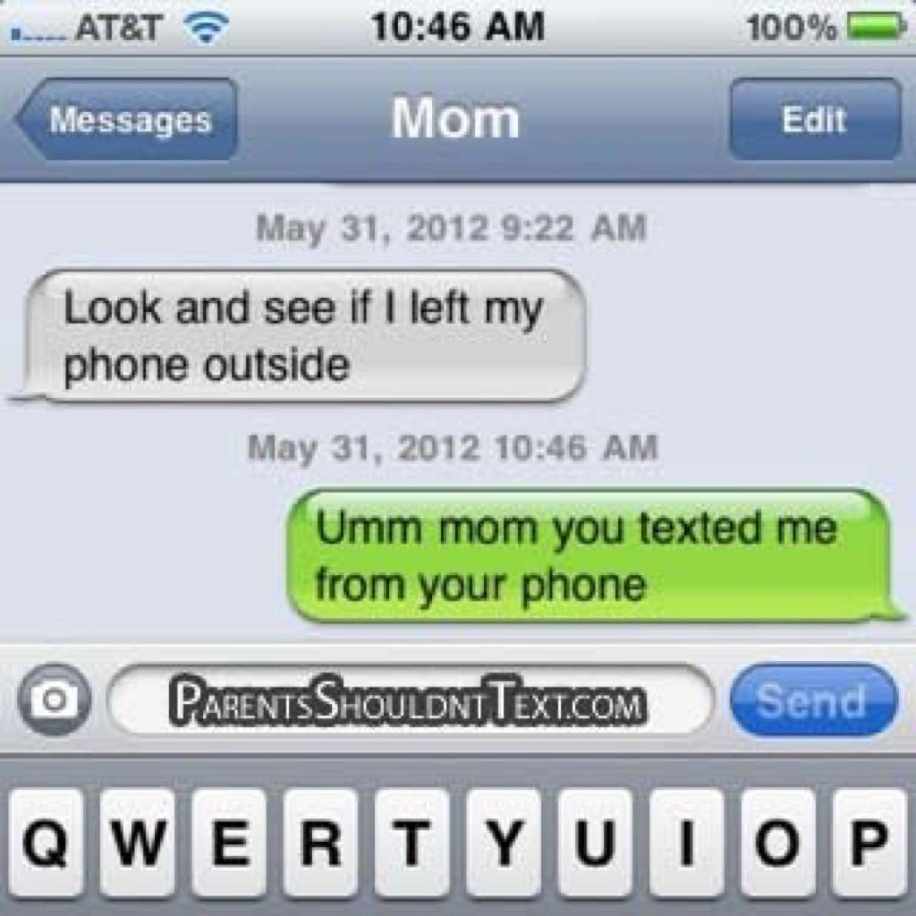 Parents really shouldn't text!! 😬😂😂😂