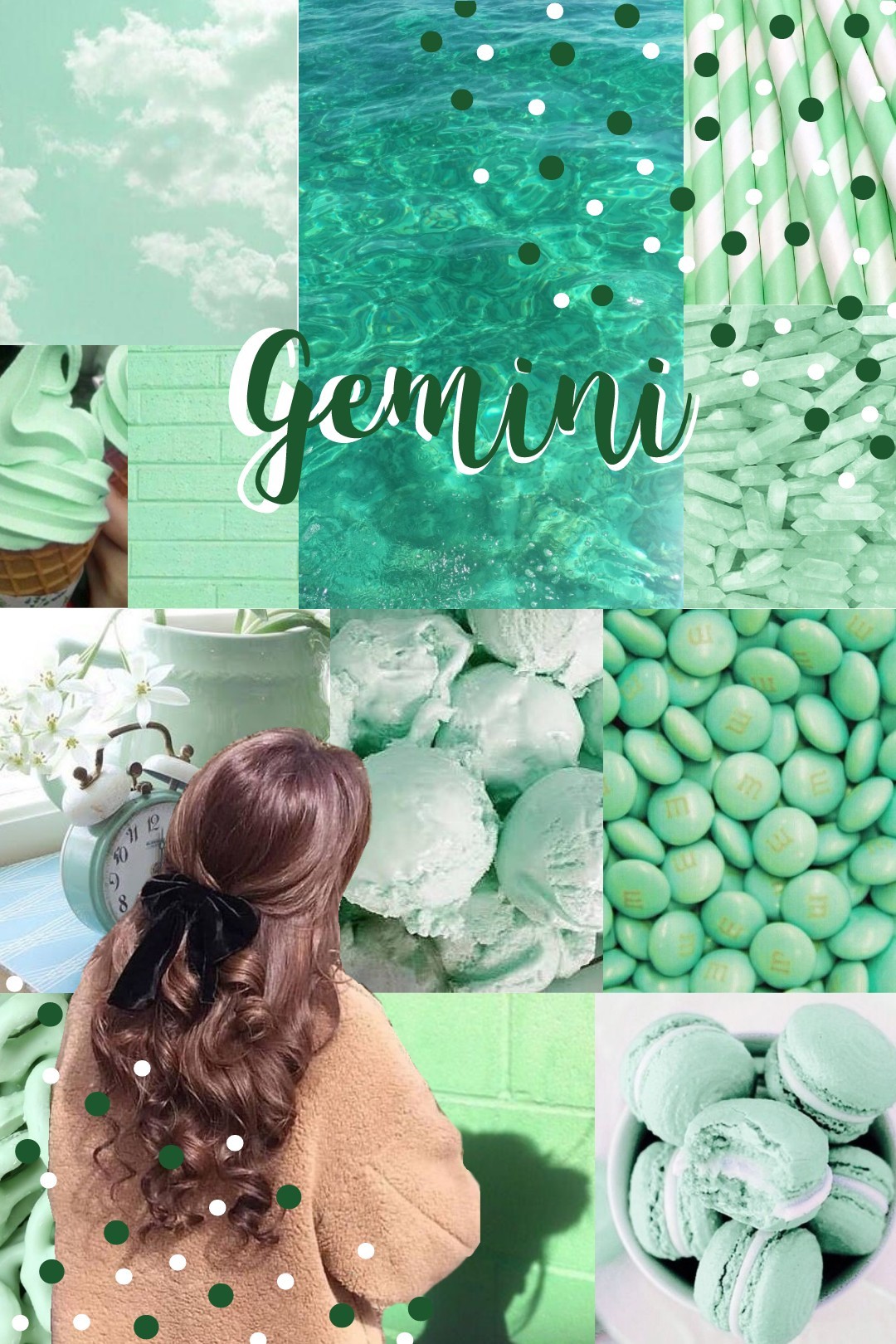Gemini - Mint green xx