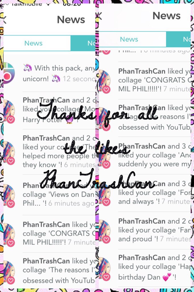 Thanks for all the likes PhanTrashCan