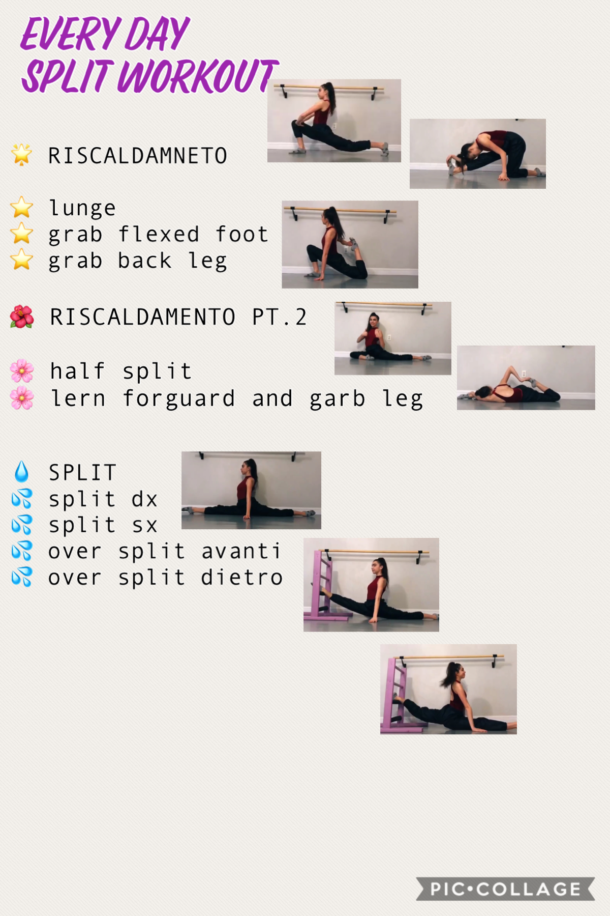 💜TAP💜






EVERY DAY split workout 
With photos ❣️
Love u ❤️- 