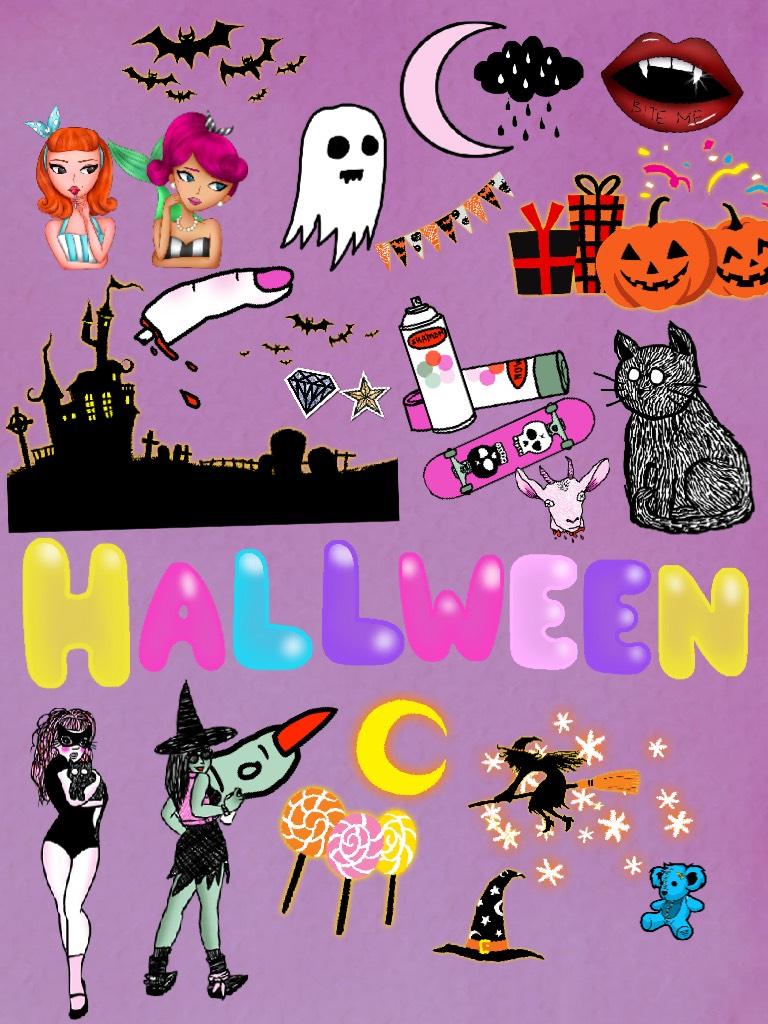 Happy HALLLWEEN!!! Guys I hope you guys liked this picture that I made 😊😊😊😊
