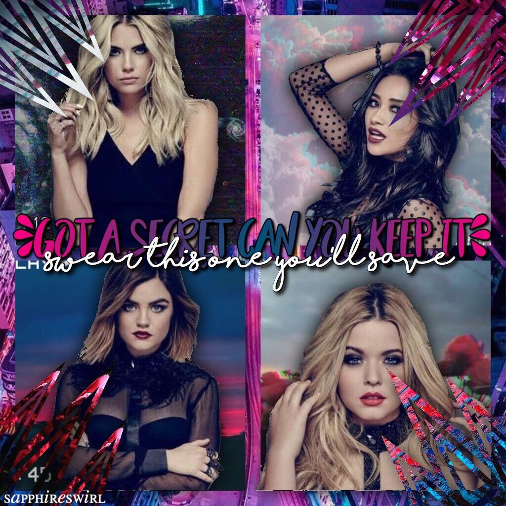 i’ve made three edits in the last two days... what’s wrong with me haha i just left this account for dead for like 6 months and now i’m back and better than ever


secret- the pierces(pll theme)