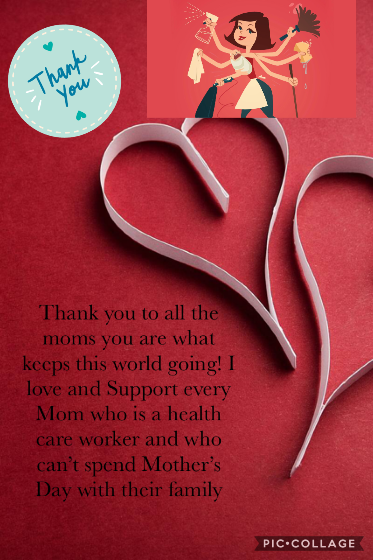 Thank you to all the moms out there you are helping your family through this time! All of the moms out there who are health care workers and can’t spend this Mother’s Day with Thier family we love you and everything you are doing to help the world thank y