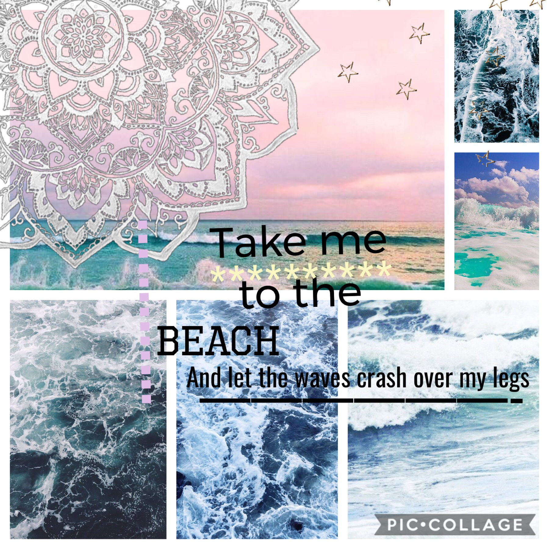 This is the last collage for the beach theme new theme coming soon!