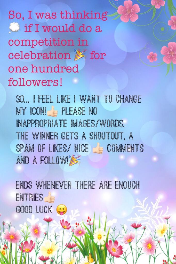 👉🏻👉🏻Tap🤣👈🏻👈🏻
So, I was 💭 if I would do a competition in 🎊 🎉 for 💯 followers!
Ends as soon as there are enough followers and I'll comment if you've won!🤞🏻😊
Shout out to all my followers they are AMAZING!!