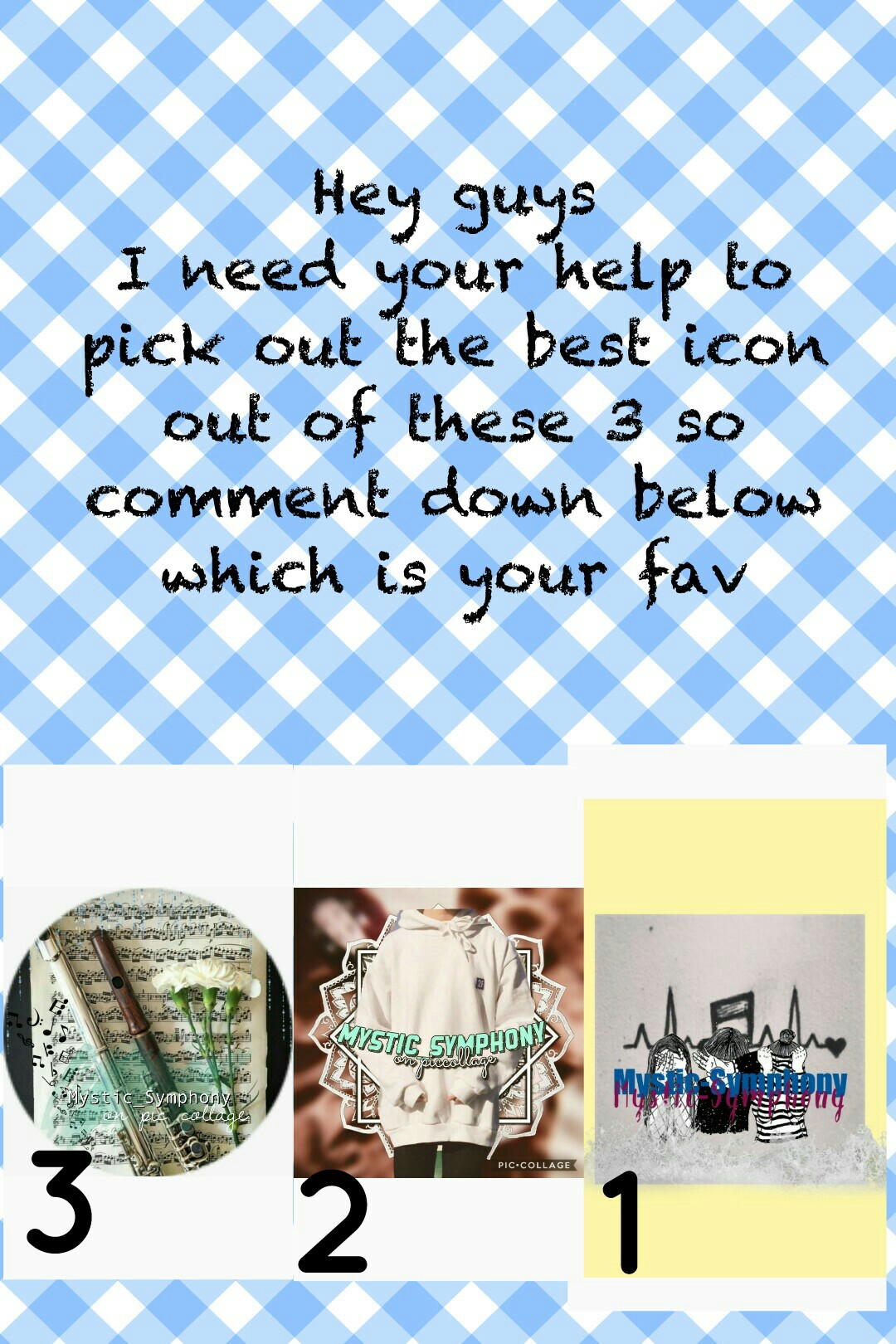 hey guys i really need your help to pick and icon 