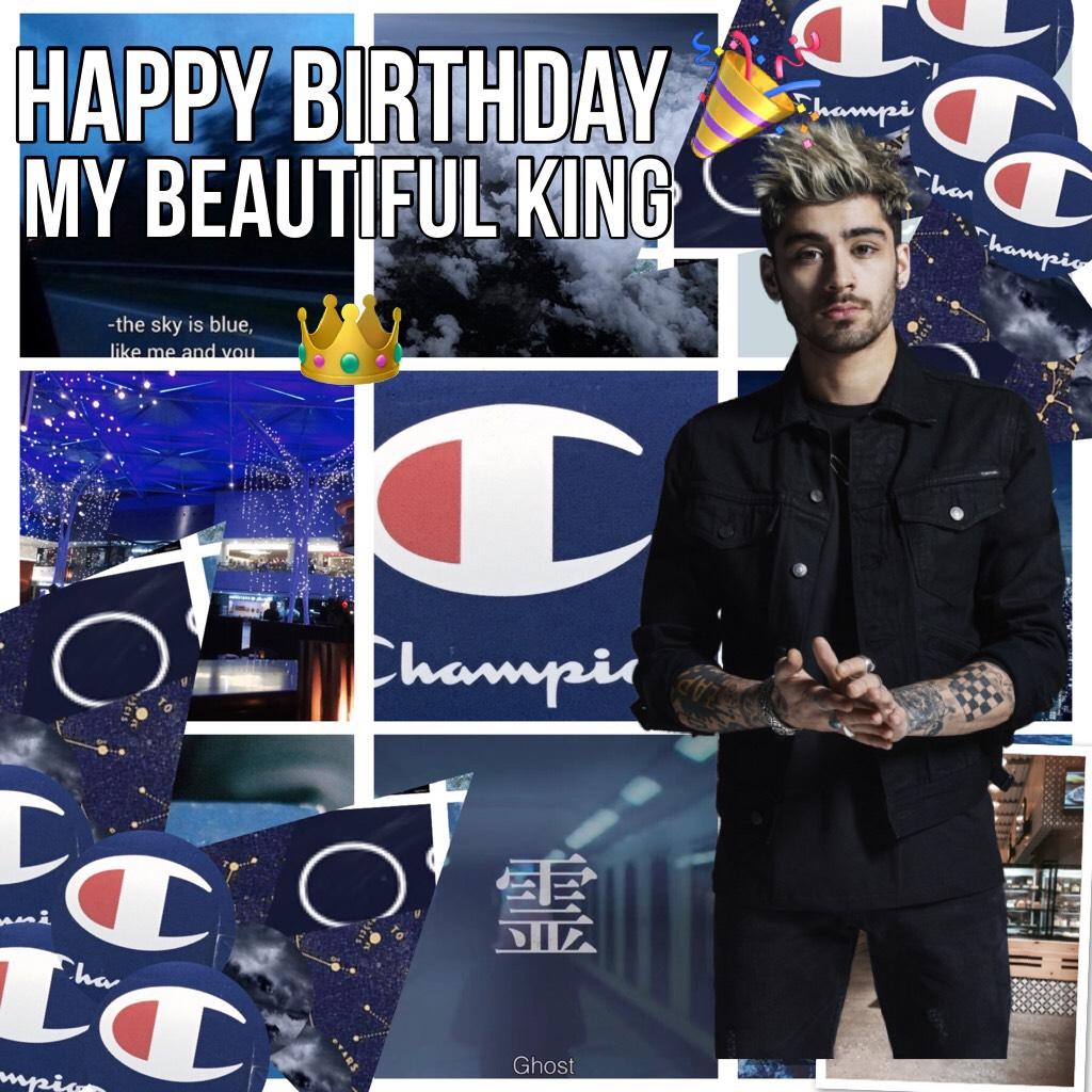 Happy birthday 🎉i can't believe that i just realized it's zayn birthday! It was a very busy day that's why!