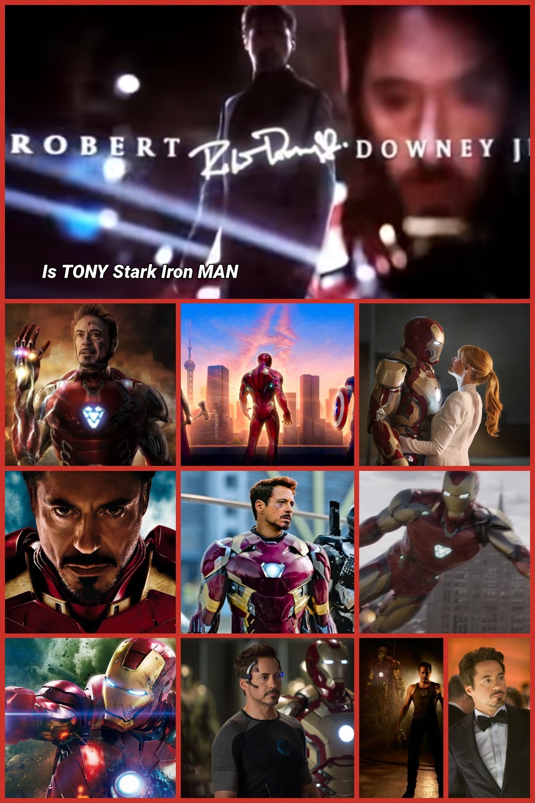 Robert Downey Jr. Is TONY Stark Iron MAN