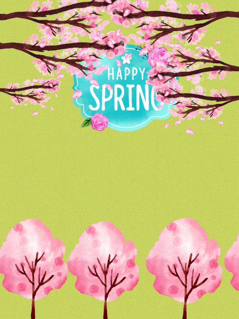 Happy spring everyone! It may not be springtime for you, but it is for me!