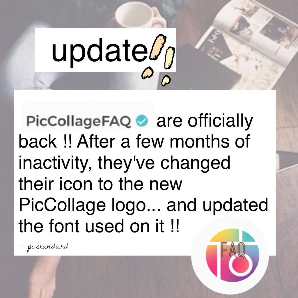 UPDATE !!!! @PicCollageFAQ are OFFICIALLY back after a few months of inactivity 💖 -PCstandard
Tags: #piccollage @piccollage #piccollagefaq @piccollagefaq #prissillay @prissillay draw feature pconly update officially-back ! -PCstandard 