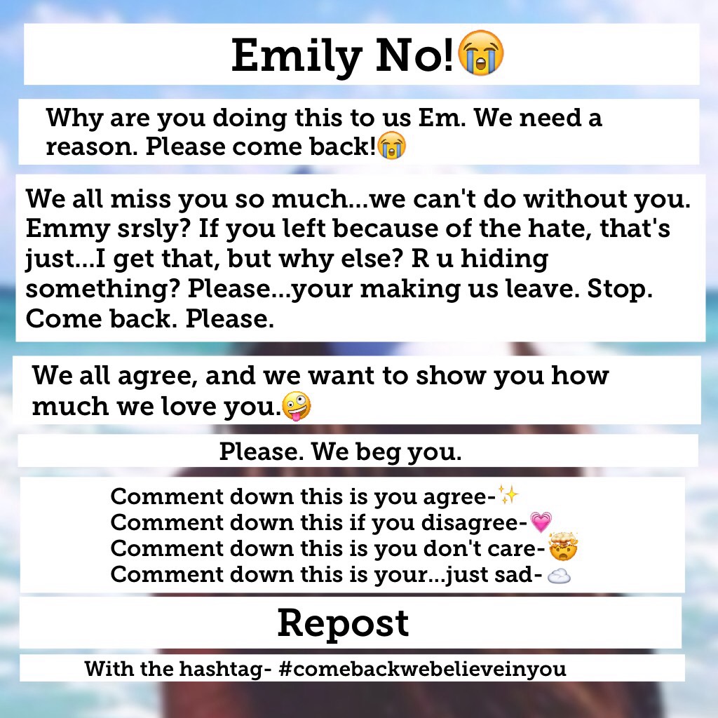 Emily No! 😭