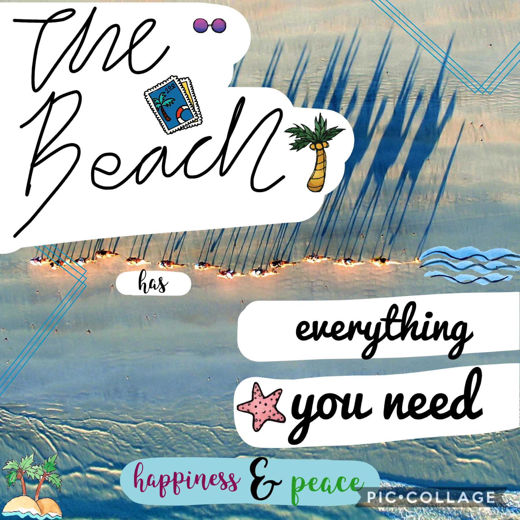 🌀TAP🌀
 
 🏝 I love the beach 🏝 I’m not sure if I used too many stickers 😐
QOTD: Swimming in a pool or the sea ? 🌊 🏊🏻‍♀️ 
AOTD: I’m not sure... pool maybe 🏊🏻‍♀️ 
