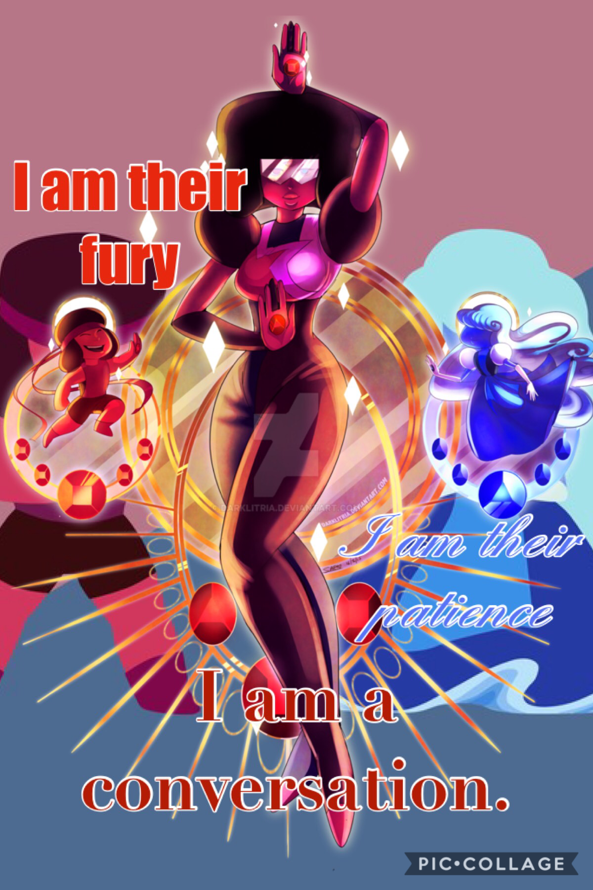 Garnet- Steven Universe. COmment whO yOur favOrite character is. :^ Mine is Sapphire. She is gucci.