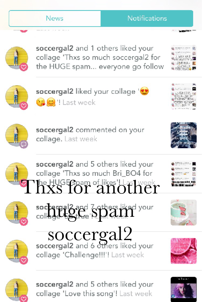 Thxs for another huge spam soccergal2
