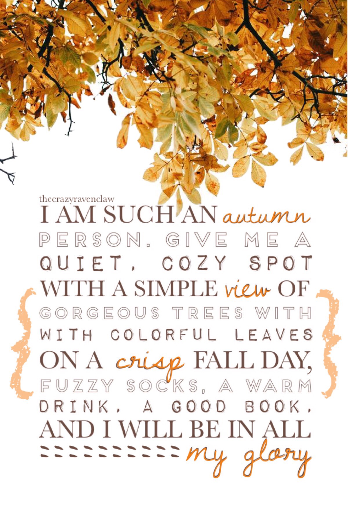 It’s the first day of fall!! Fall is my favorite season 😍 I don’t think this turned out very good but idrc at this point 😂

QOTD: Are the leaves changing color yet where you live?
AOTD: Nope 😥
