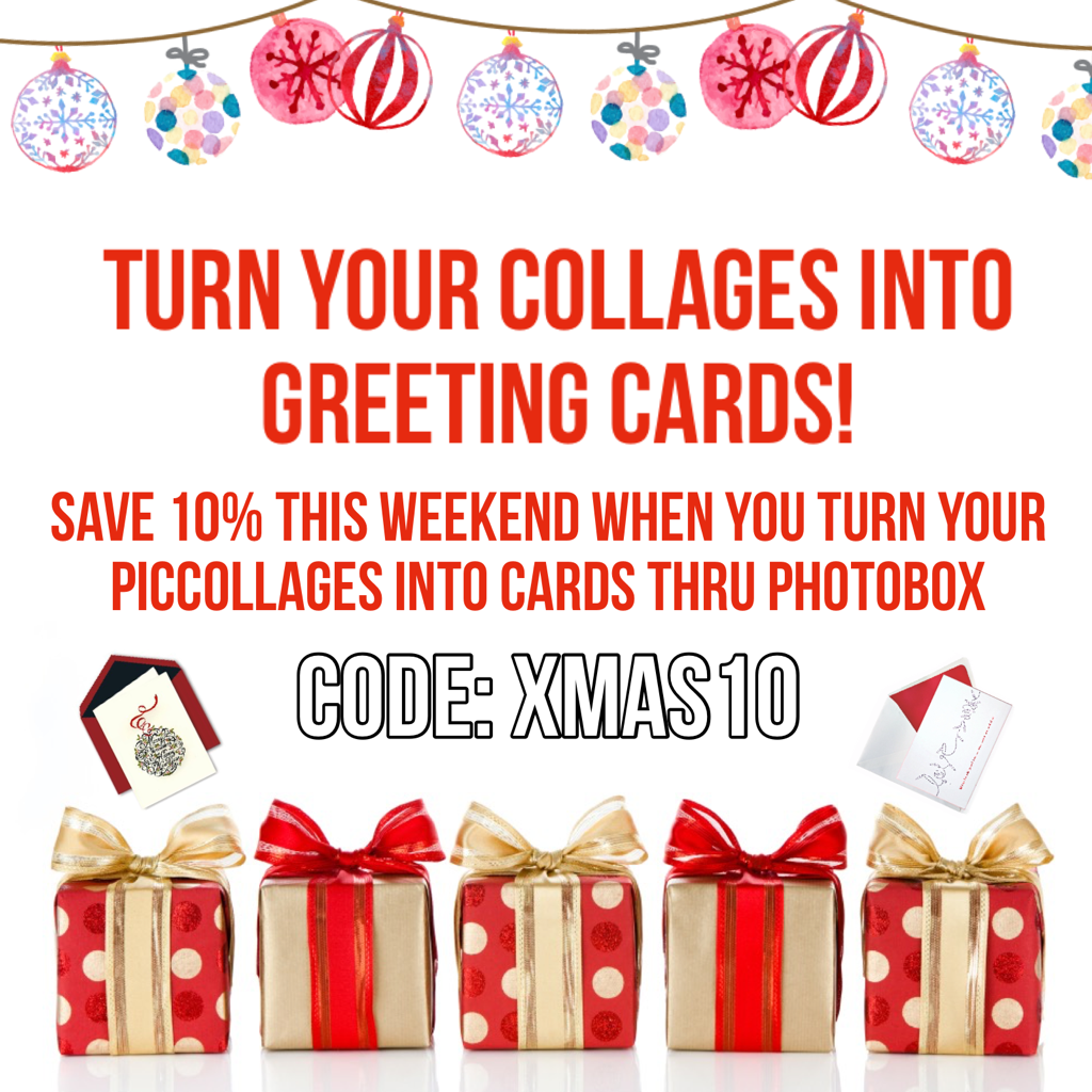 Turn your collages into greeting cards!