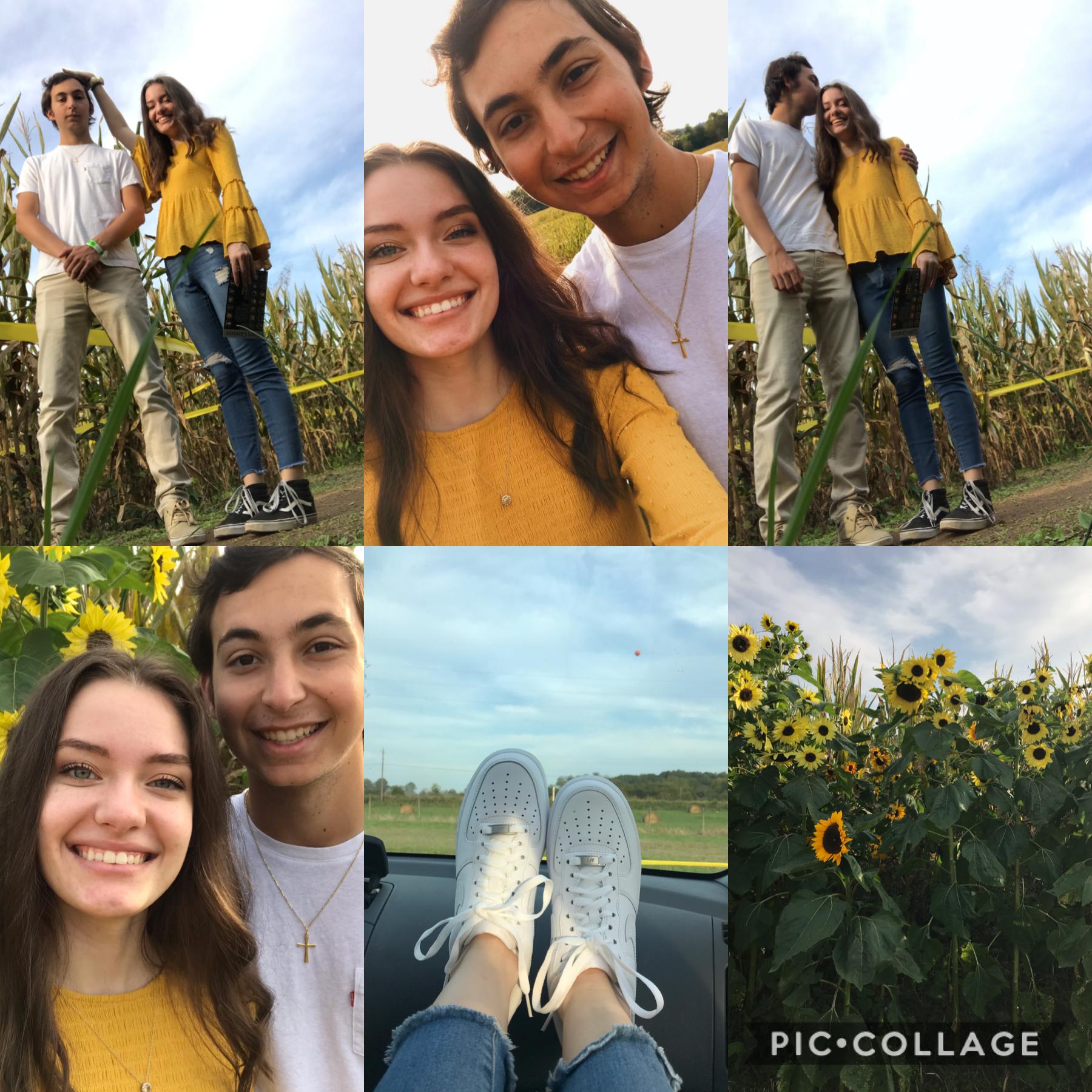 okay okay okay!! so for our one year date on Sunday James and i went to a corn maze and it was soooo so fun, after that we went to Chili’s for dinner bc duh.. it’s chili’s.. thennn we went to target and he bought a Nintendo switch for him and his dad and 