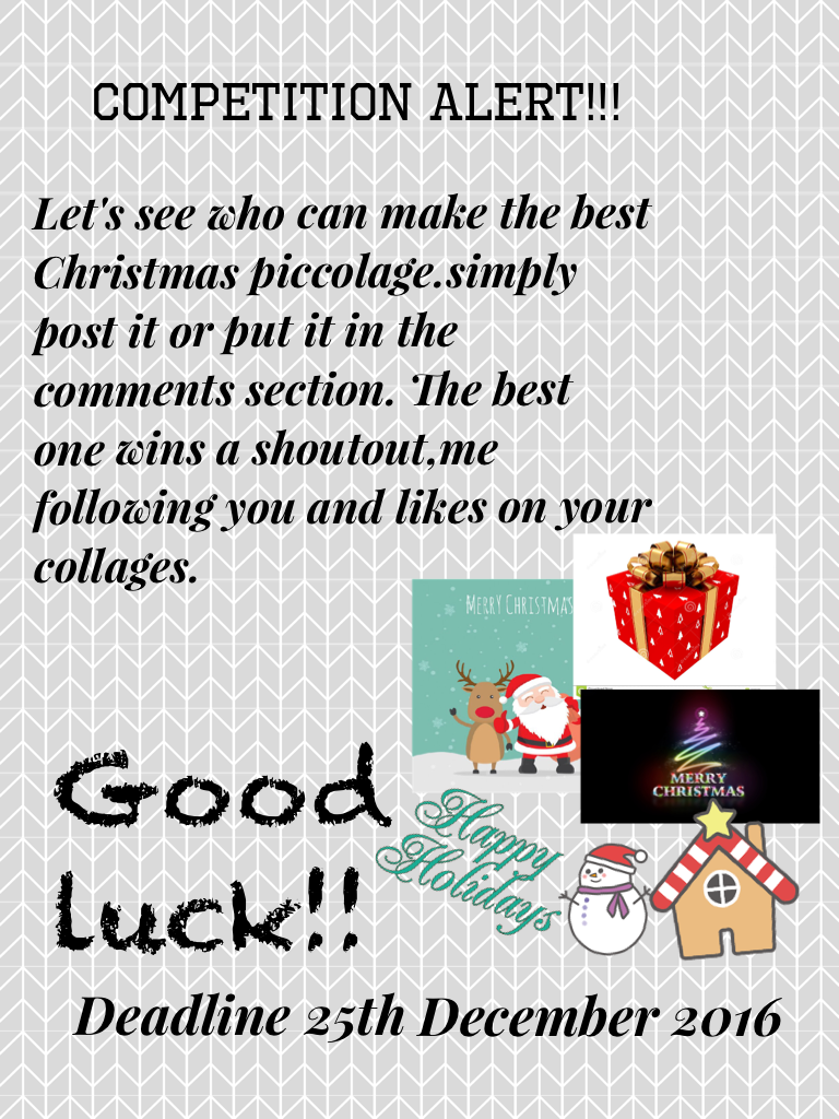 Christmas competition