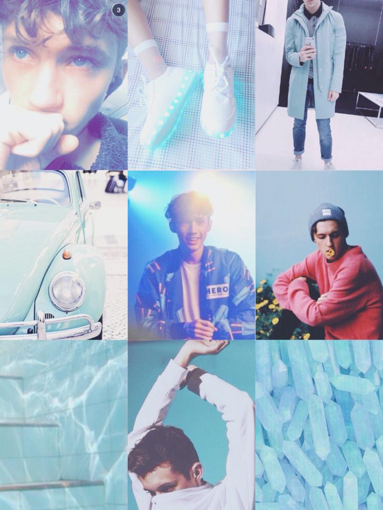 ♡Mint-ish aesthetic board (I've already done blue. Let's just call this mint)♡