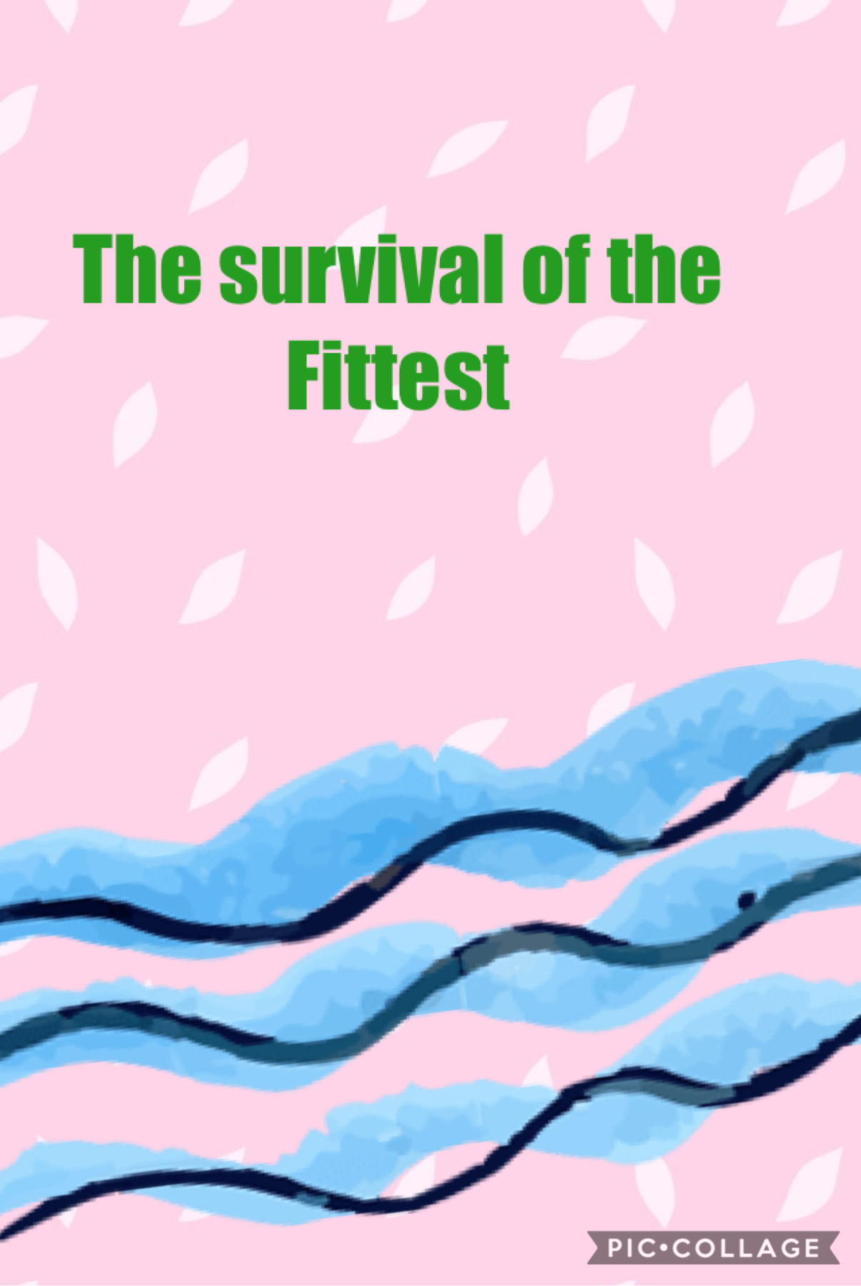 Survival of the fittest poster