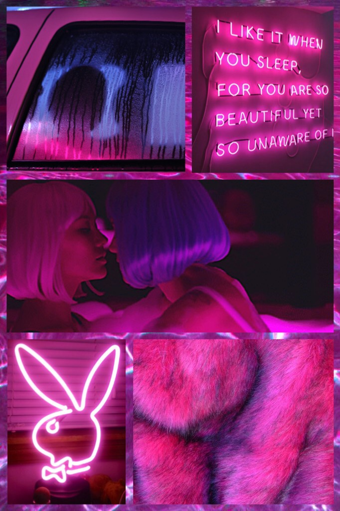 #megenta #pink #halsey #1975 #HalseyxThe1975 #Halseyx1975 #lesbian #frame #fur #bunny #rabbit