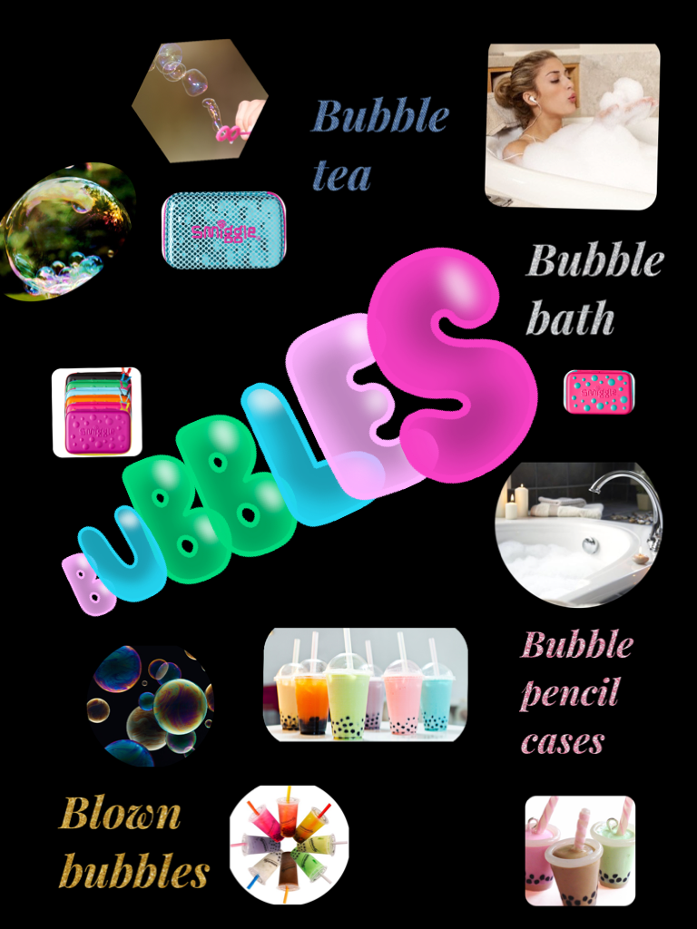 I love bubbles 