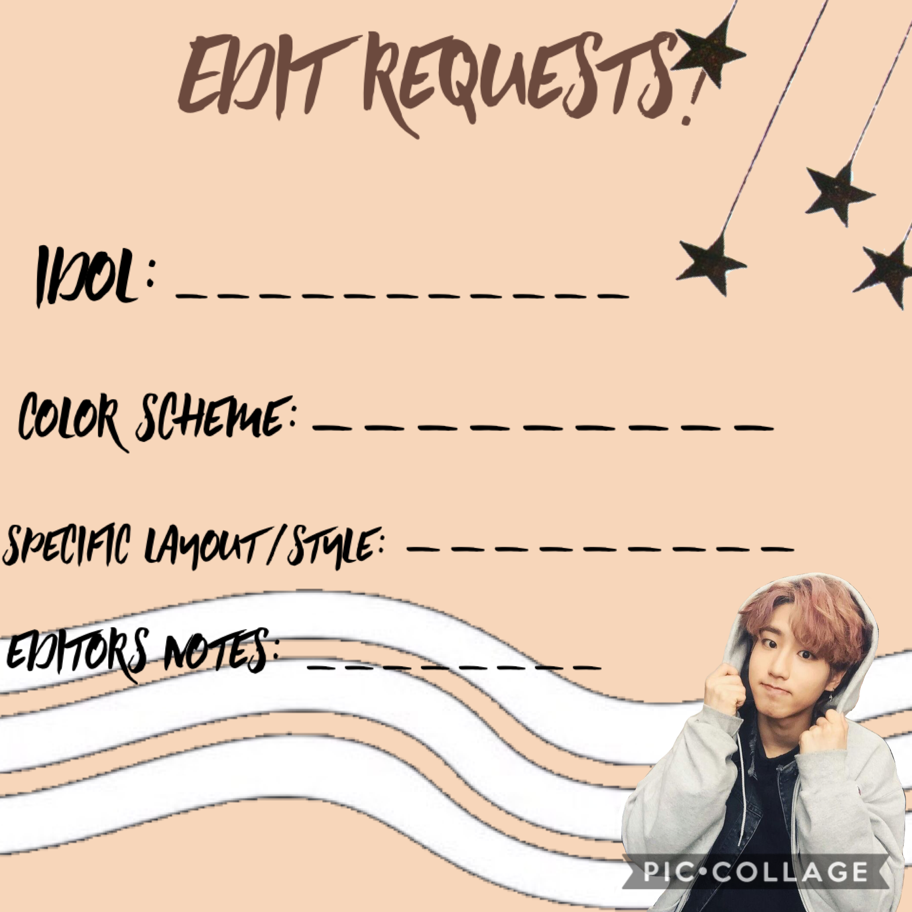 remix for edit requests!
i'll edit them prior to posting
and they will be releases probably two days after 
sending love,
-sarang-