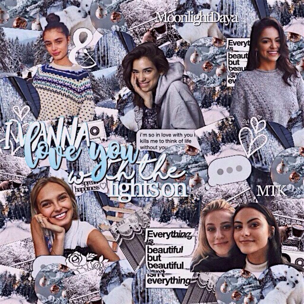 ≫a winter edit for y'all I personally love it😇❄️ so tell me your opinion:)💙✨ I started it like a month ago and I finally finished it today👏🏻💸plus that sooong😻