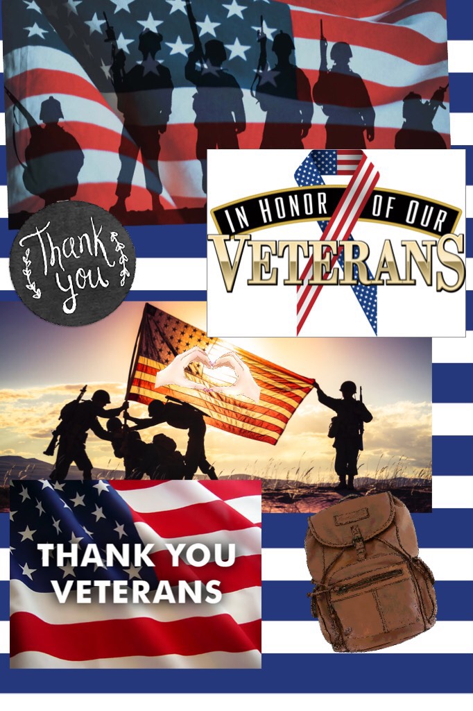 Honoring our veterans. 
