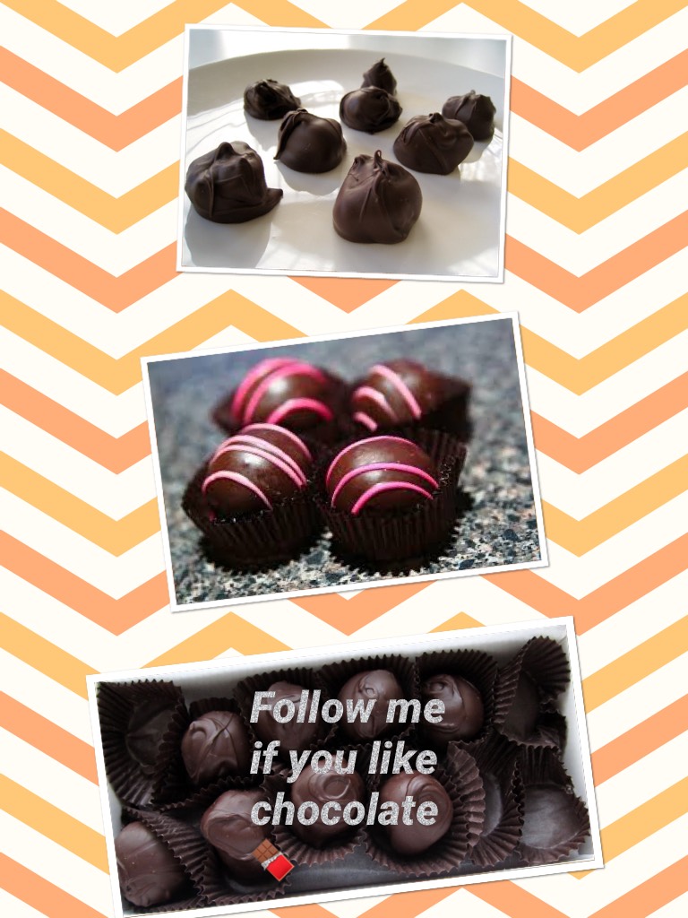Follow me if you like chocolate 🍫 