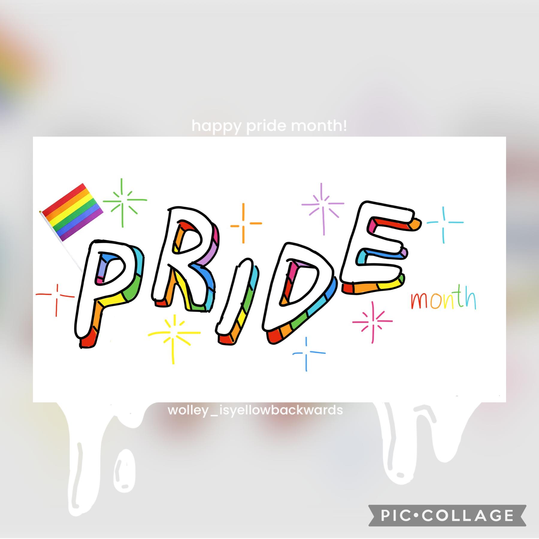 HAPPY PRIDE MONTHH! 
there are so many of you precious things part of the community out here and it’s honestly so beautiful to see everyone supporting each other 💗😫 as an ally of the LGBTQ+ community I LOVE YOU ALL 💜 I don’t care if other people tell you 