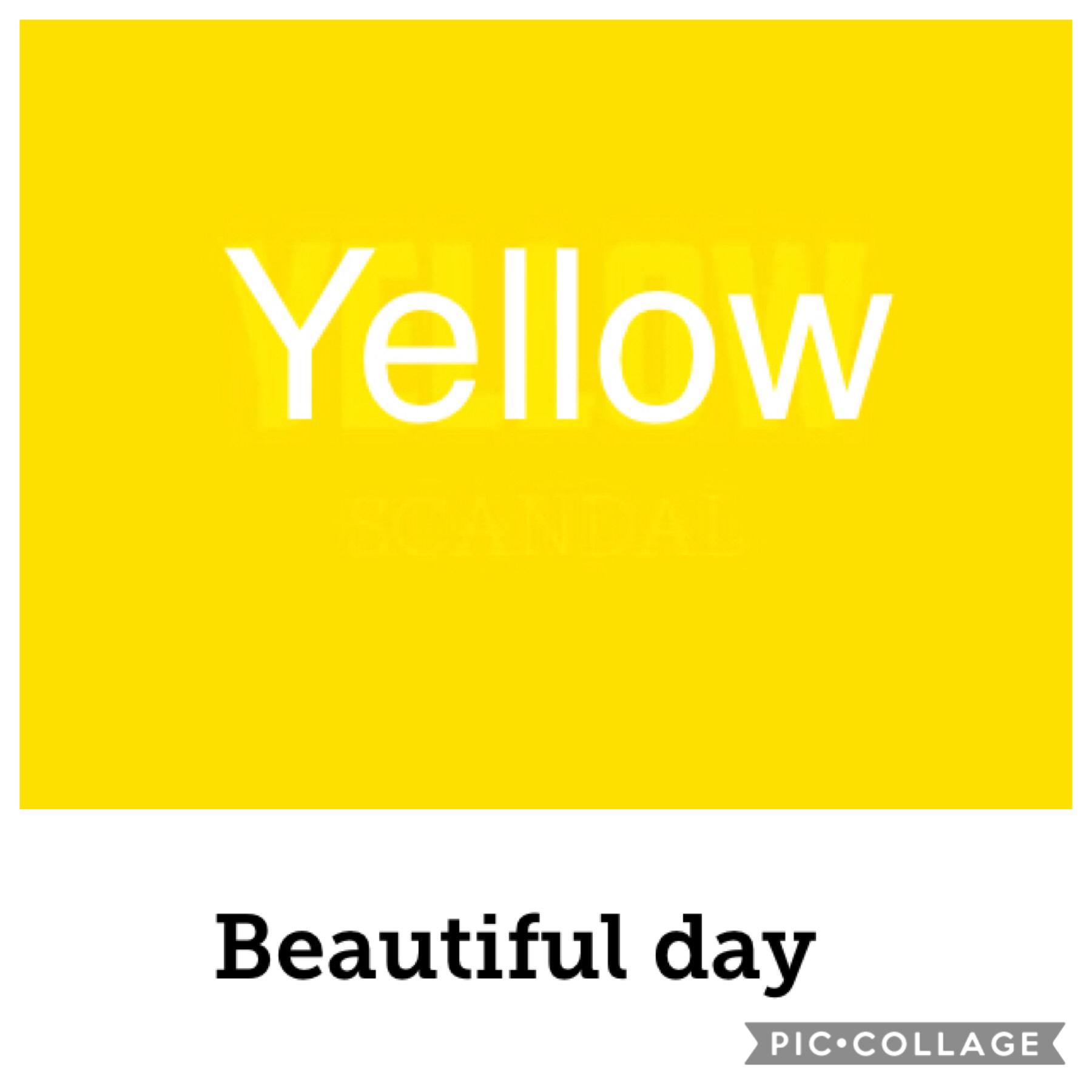 What’s your favorit color? Myn’ yellow💛