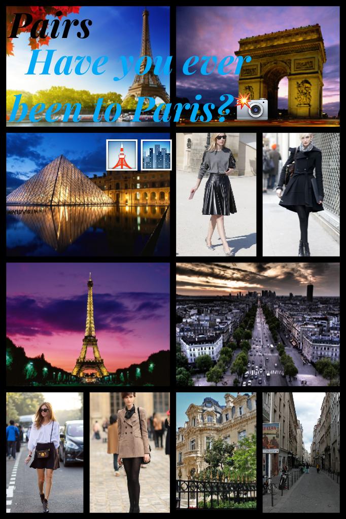Plz tell me if you have ever Been to Paris!?????