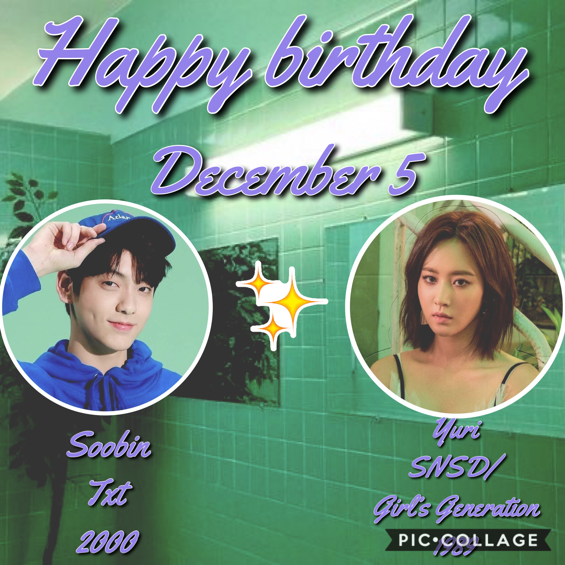 •🎈🍂•
I can’t believe that Soobin is 19 and that Yuri is 30! Wow happy birthday:)
🍁🍂~Whoop~🍂🍁