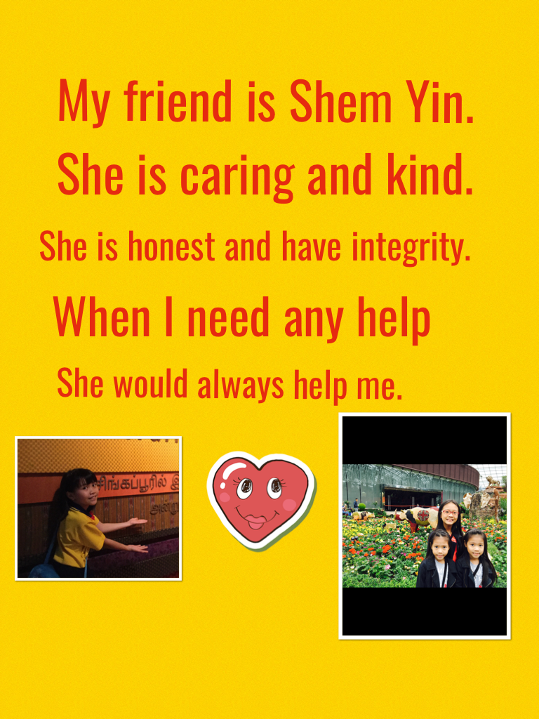 My friend, Shem Yin