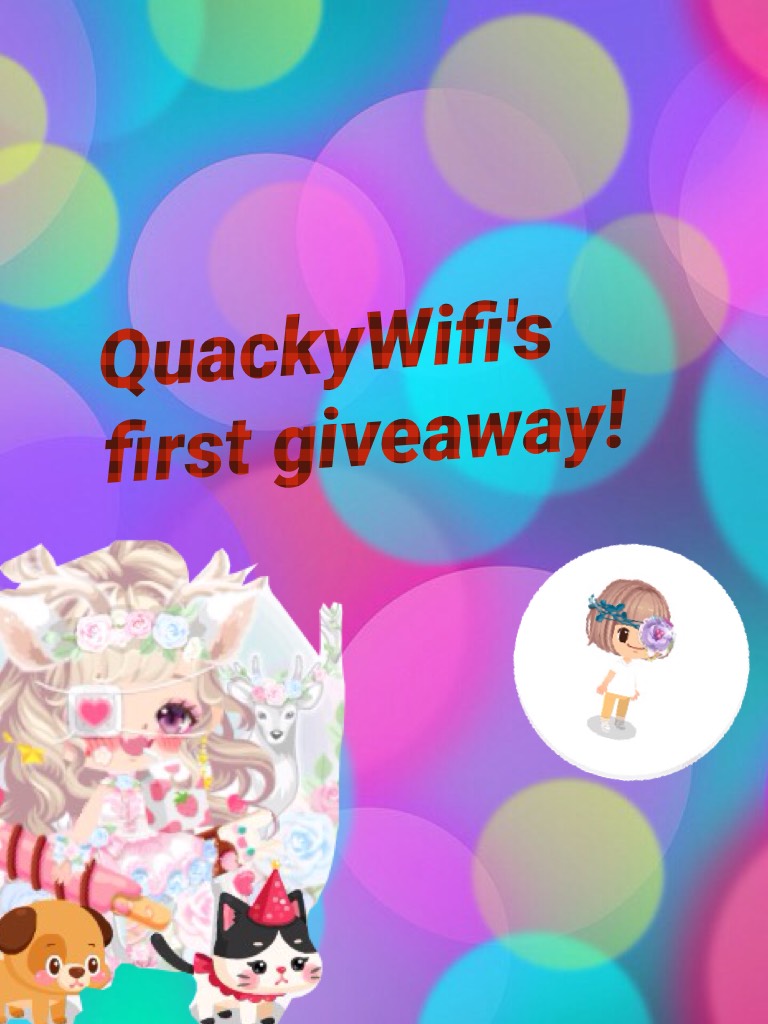 QuackyWifi's first giveaway!